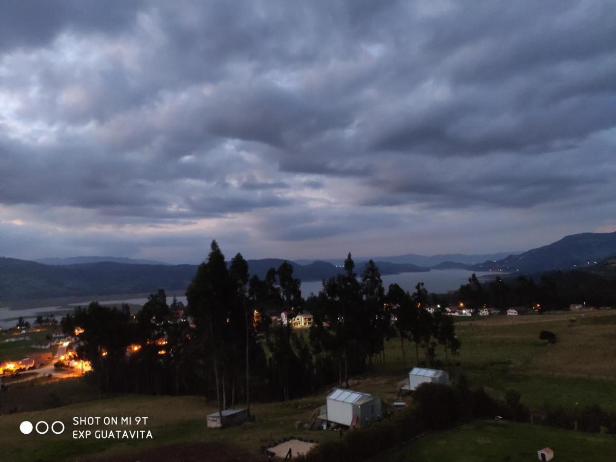 Hotel Glamping Cristal Guatavita Exterior foto