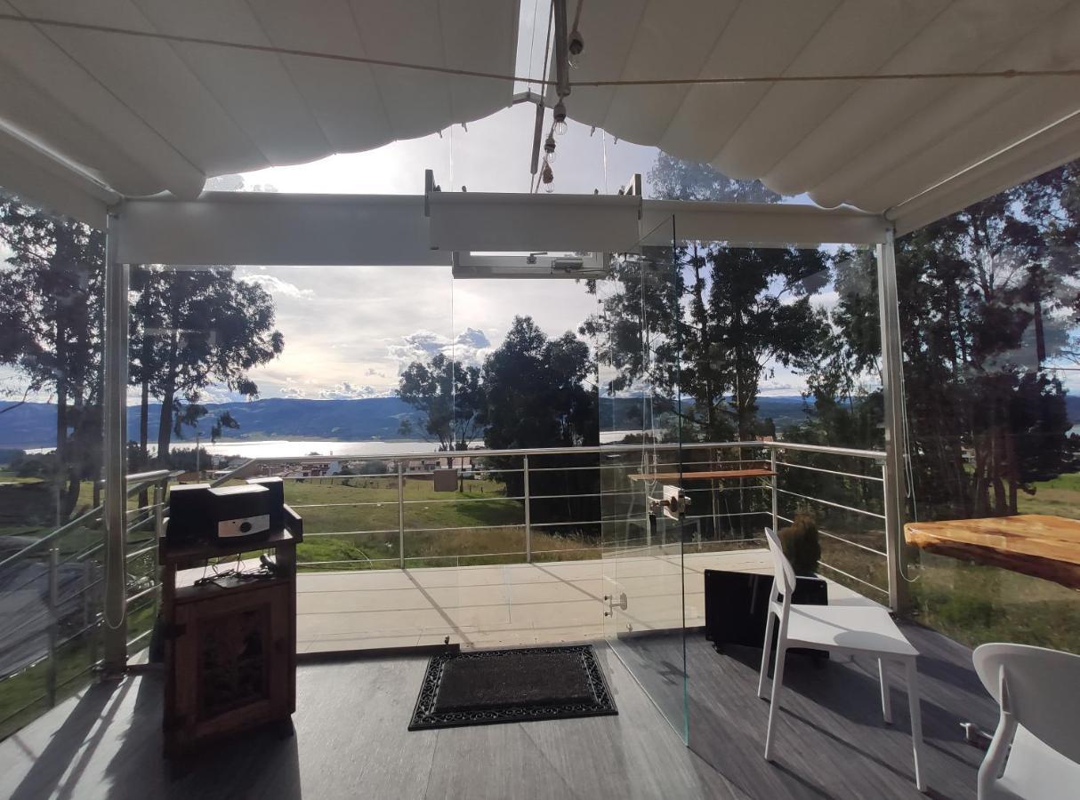 Hotel Glamping Cristal Guatavita Exterior foto